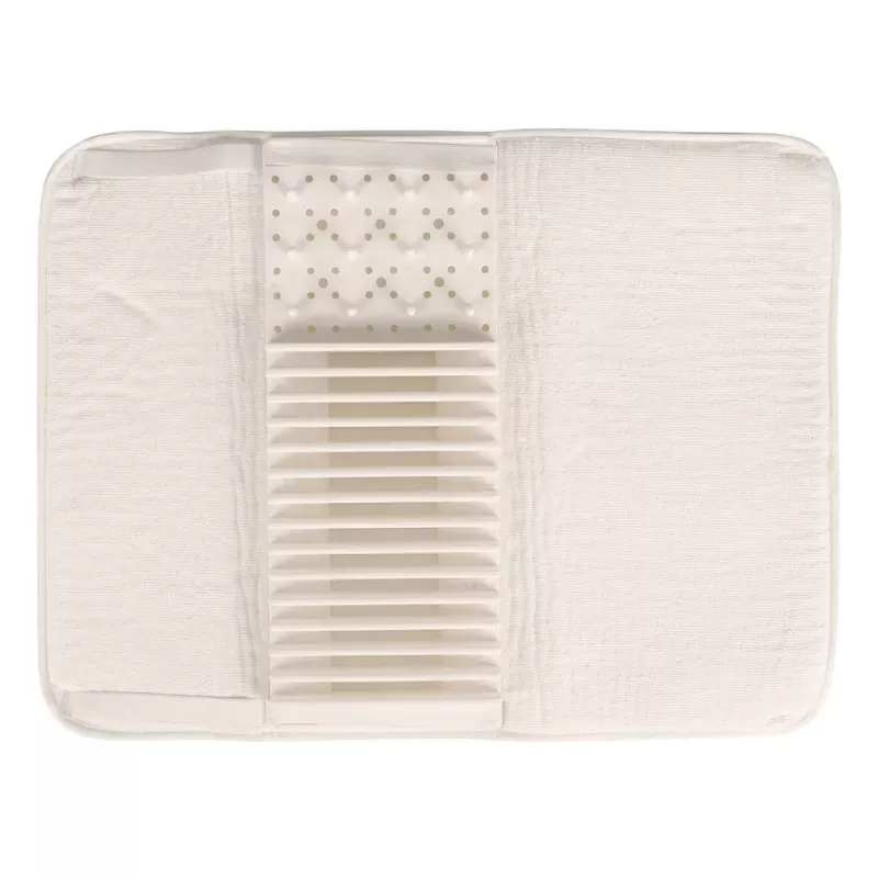 Dish Drying Mat, White