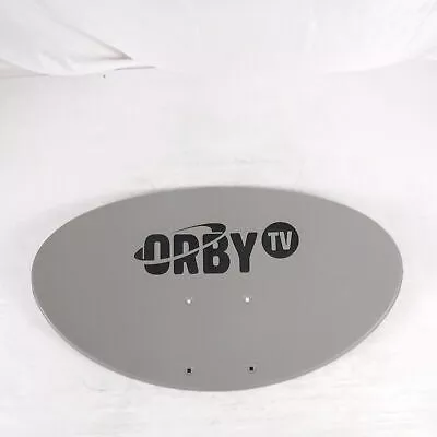 DISH ONLY Orby TV 3 FT X20-1/2 Inch Metal Satellite Dish (No Mounting Hardware)