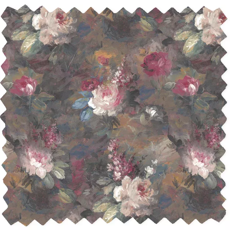 Ditsy Ava Marika Moody Velvet Fabric