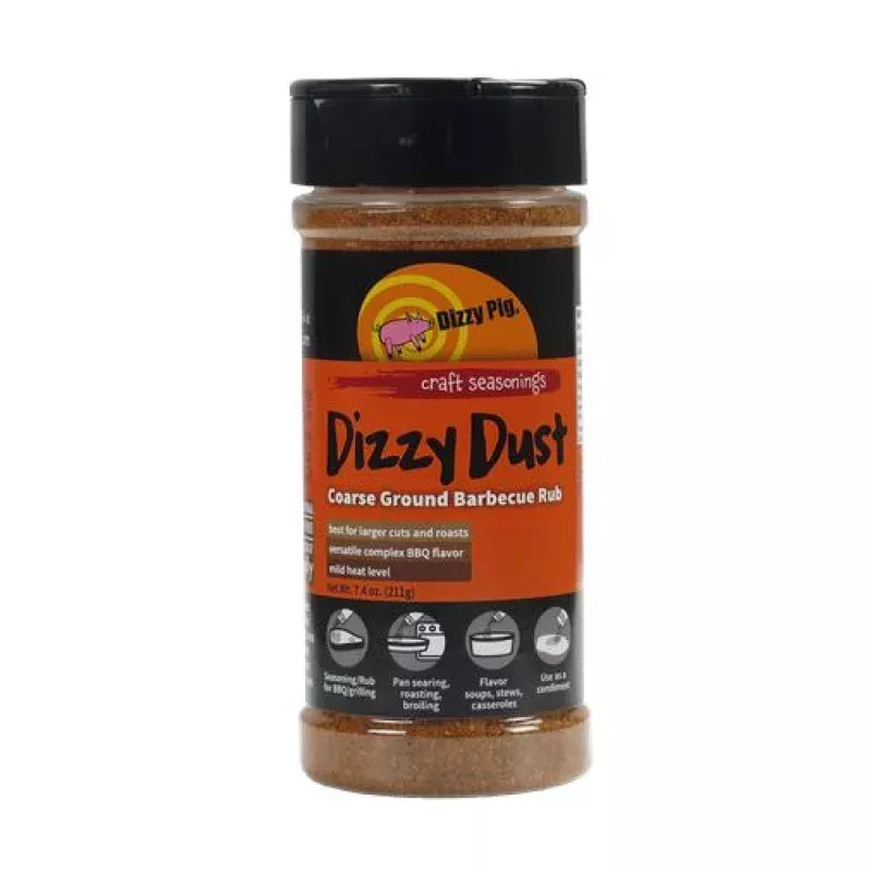 Dizzy Dust Coarse-Grind BBQ Seasoning – 8 oz