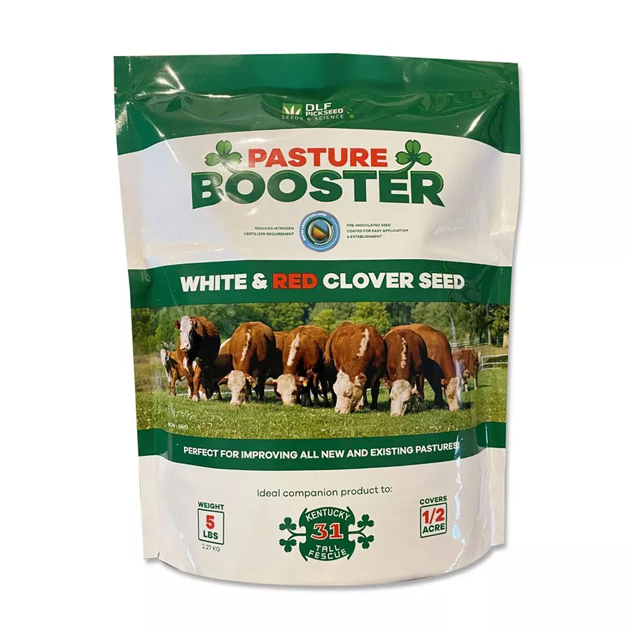 DLF Pasture Booster Clover Seed Mix Grass Seed - 5 lb