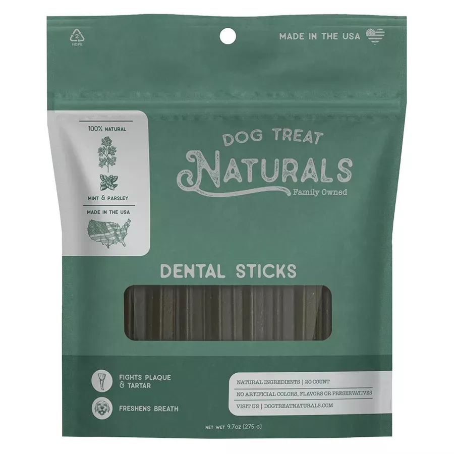 Dog Treat Naturals Dental Sticks - 20 pk