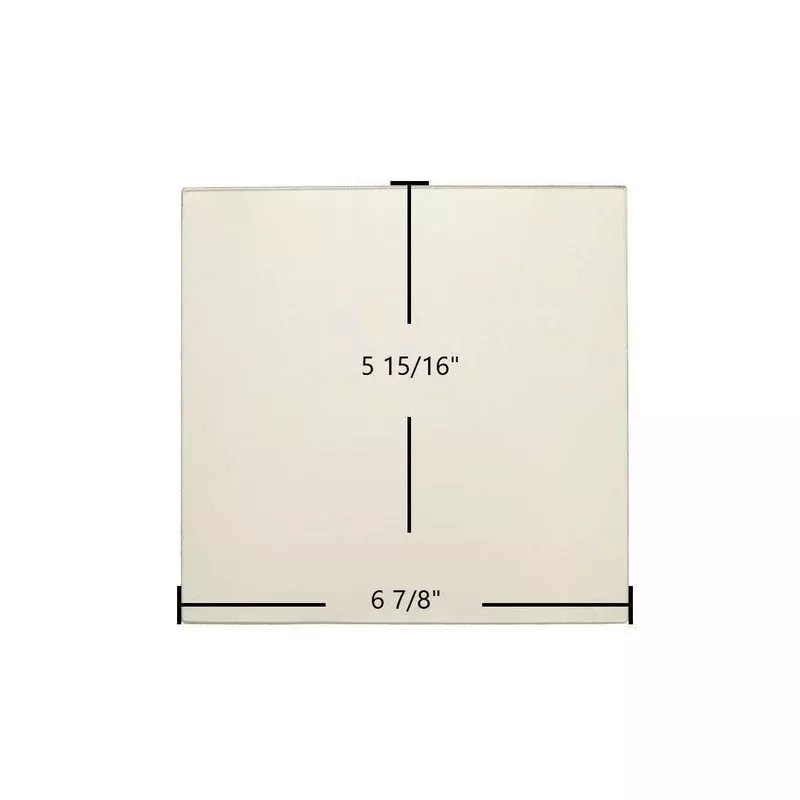 Dovre 2000 Standard Small Ceramic Glass Panel 6 7/8″ x 5 15/16″