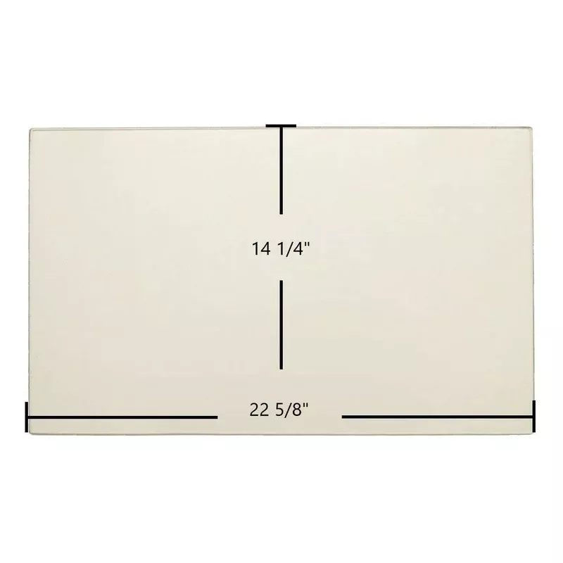 Dovre 2150 2150 Insert 2100 Ceramic Glass Panel 22 5/8″ x 14 1/4″ Replacement