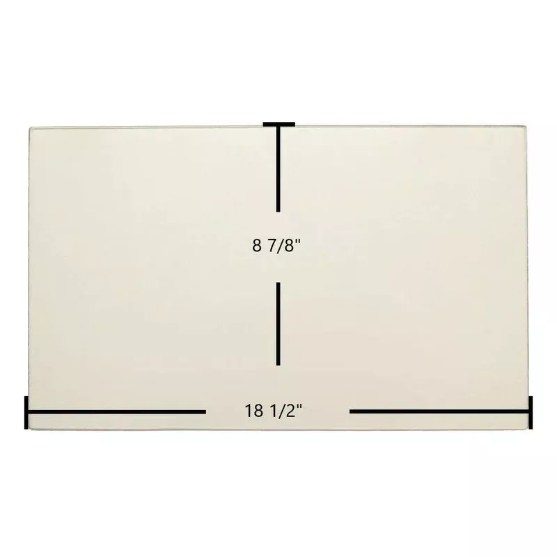 Dovre 310GX Ceramic Glass Panel 18 1/2″ x 8 7/8″ Replacement