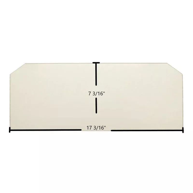 Dovre Model 900 Ceramic Glass Panel 17 3/16″ x 7 3/16″