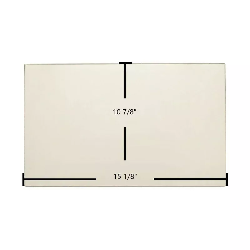 Drolet HeatPro Ceramic Glass Panel 15 1/8″ x 10 7/8″ Replacement (SE56287)