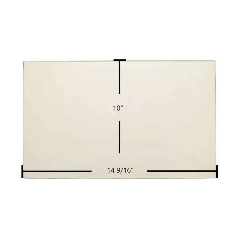 Drolet Savannah Ceramic Glass Panel 14 9/16″ x 10″ Replacement (SE54699)