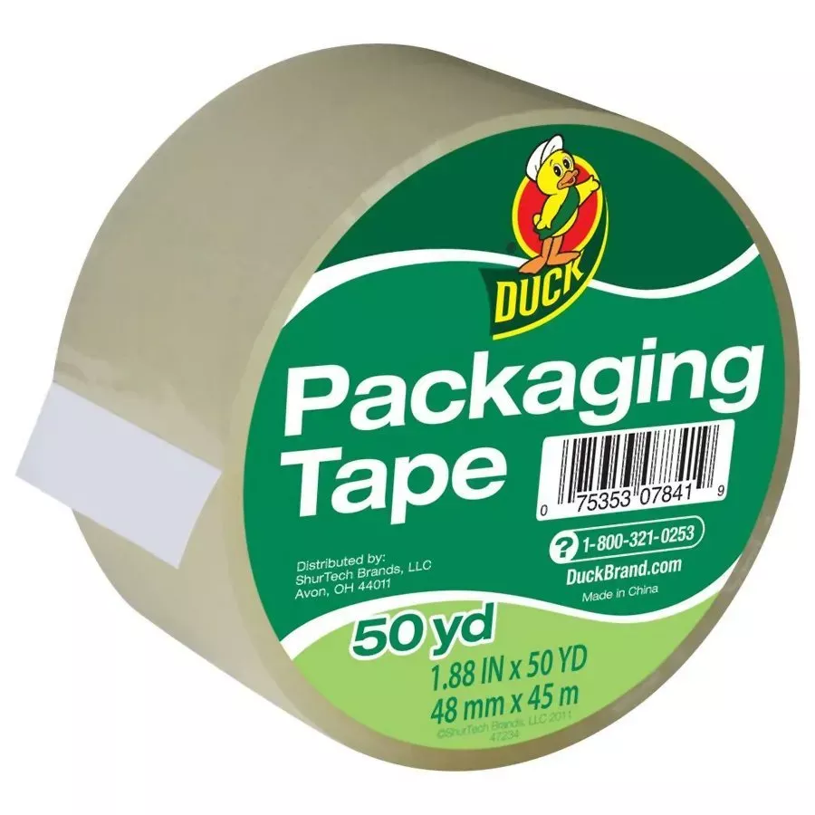 Duck Standard Packaging Tape - 1.88" x 50 yd
