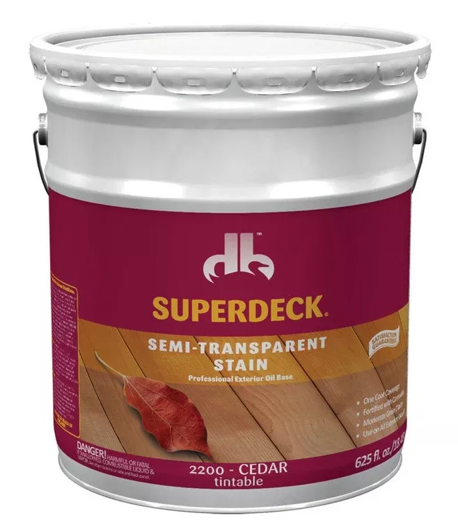 Duckback DB-2200-5 Cedar Semi Transparent Deck , 5 Gallon