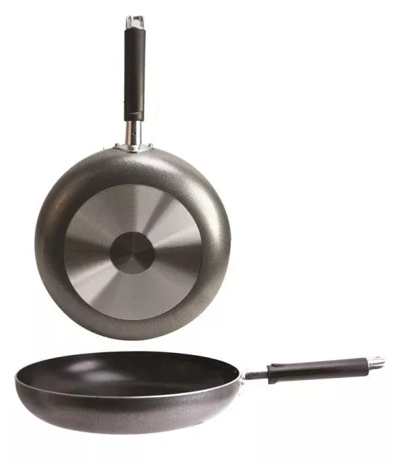 Dura-Kleen 9028 Heavy Gauge Fry Pans, Aluminum, 11"