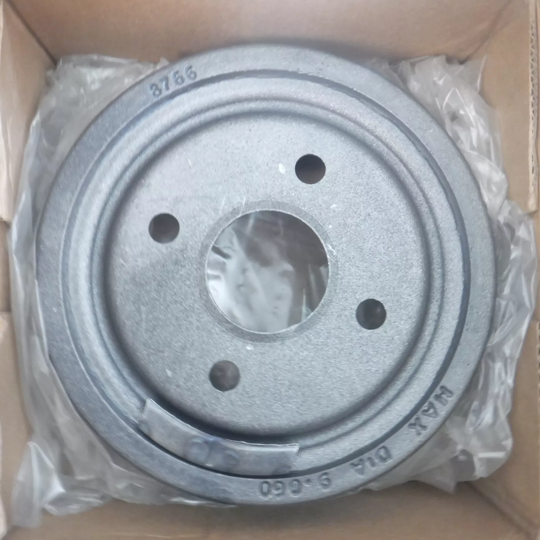 Duralast Brake Drum 8766 Fits 1967-1970 Ford Mustang