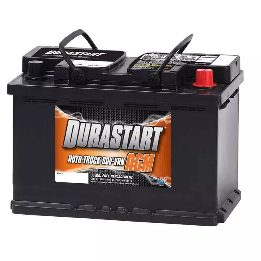 Durastart AGM Automotive Battery - AGM48-1 - CCA 760