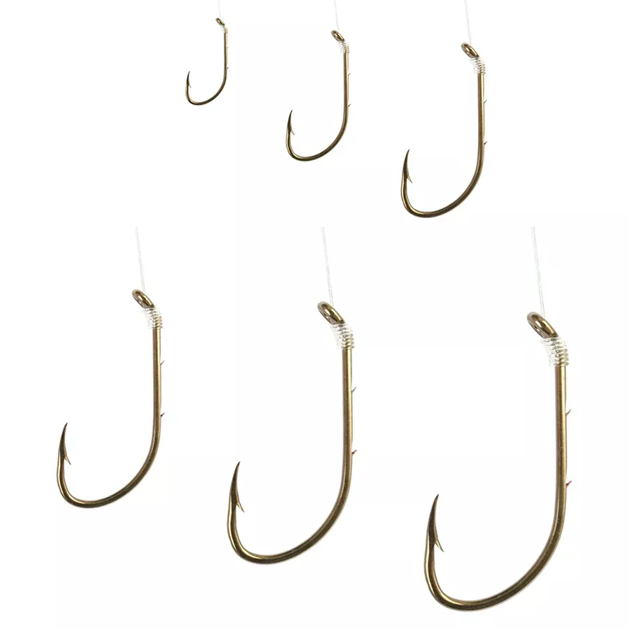Eagle Claw Snell Baitholder Hooks Assortment - 24 pcs - Bronze