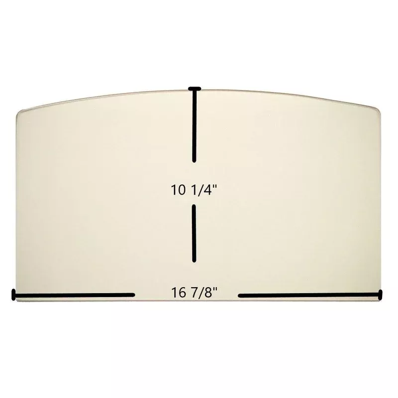 Earth Stove T300HT T301HT T305HT T308HT Archtop Ceramic Glass Panel | 16 7/8″ x 10 1/4″ | Part #730-G