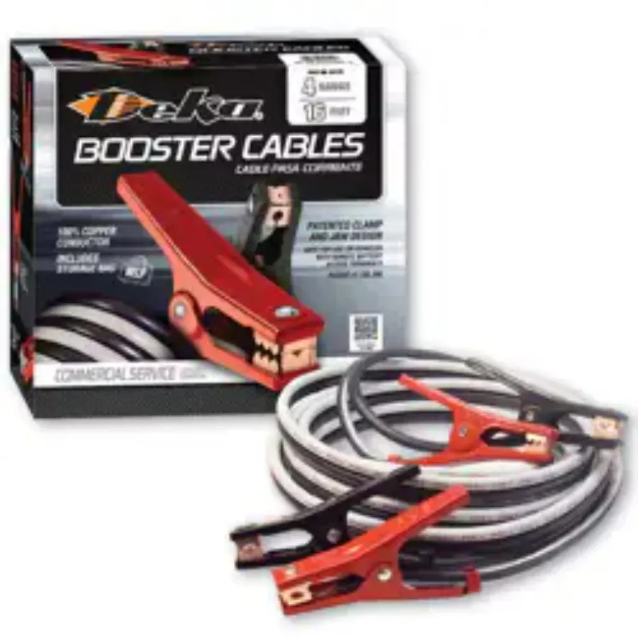 East Penn Booster Cables- 16' 4 Ga.