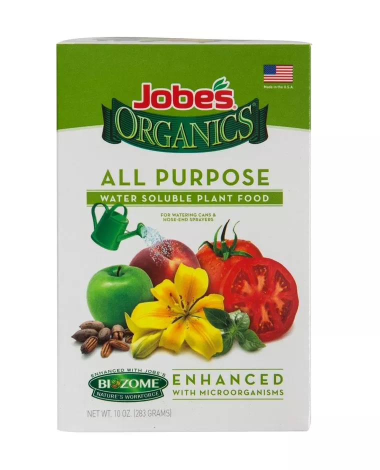 Easy Gardener 08251 Jobe's Organics All Purpose Water Soluble Plant Food, 10 Oz