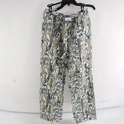 Eddie Bauer Men’s Cotton Flannel Sleep Pants Snow Size Medium 1054