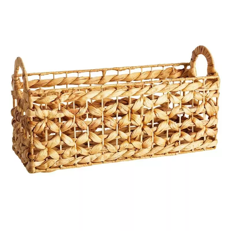 Edith Tank Rectangle Water Hyacinth Tank Basket