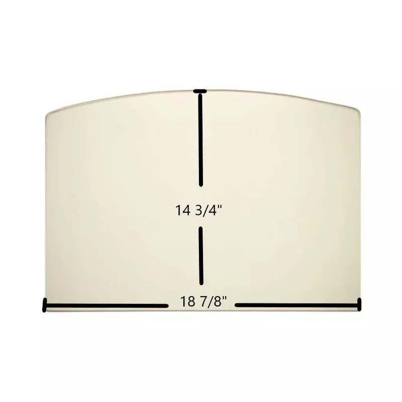 Efel Bayard 10 Ceramic Glass Panel | Archtop | 18 7/8″ x 14 3/4″