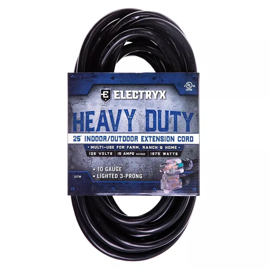 Electryx Heavy Duty Extension Cord - 10 ga