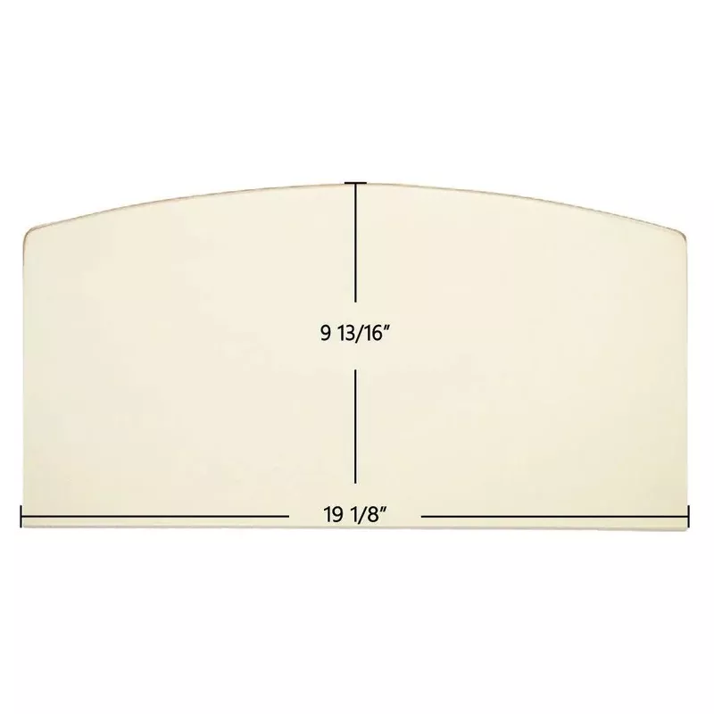 Elmira 1100 1200 1500 1600 Archtop Ceramic Glass Panel | 19 1/8″ x 9 13/16″ | Part #1411 / W1005