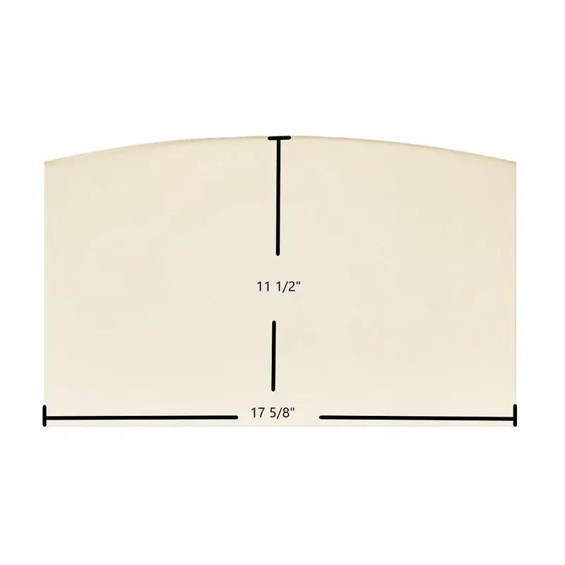 Empire Archway 2300 Woodstove Insert Ceramic Glass Panel | 17 5/8″ x 11 1/2″ | Part #SE65170