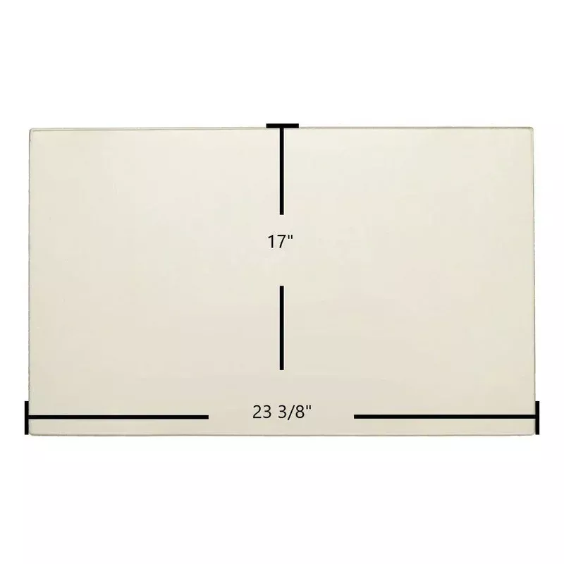 Enerzone Destination 1.6 Ceramic Glass Panel | 23 3/8″ x 17″ | High-Temperature Replacement