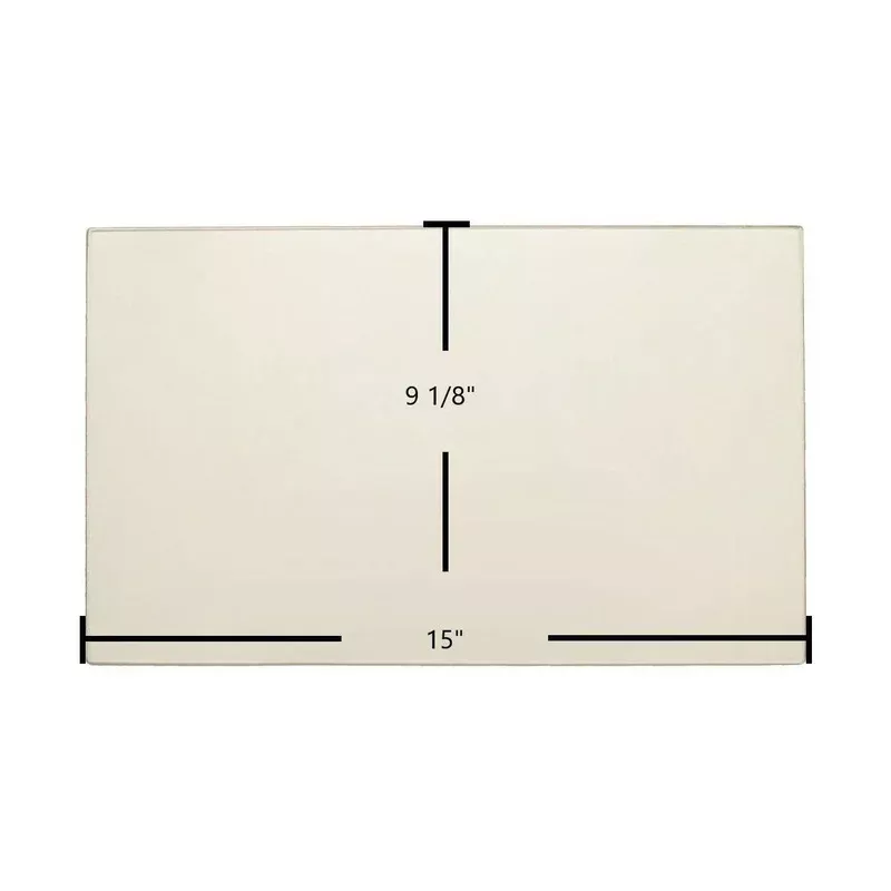 Enerzone Solution 1.3 & Bio 35 Ceramic Glass Panel | 15″ x 9 1/8″ | High-Temp OEM Replacement