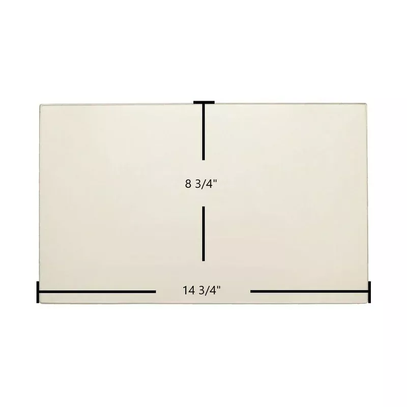Enerzone Solution 1.6 Ceramic Glass Panel | 14 3/4″ x 8 3/4″ | High-Temperature OEM Replacement