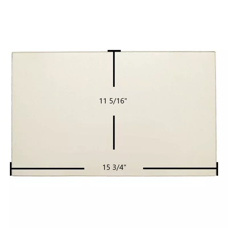 Enerzone Solution 2.9 Ceramic Glass Panel | 15 3/4″ x 11 5/16″ | High-Temperature Stove Door Replacement
