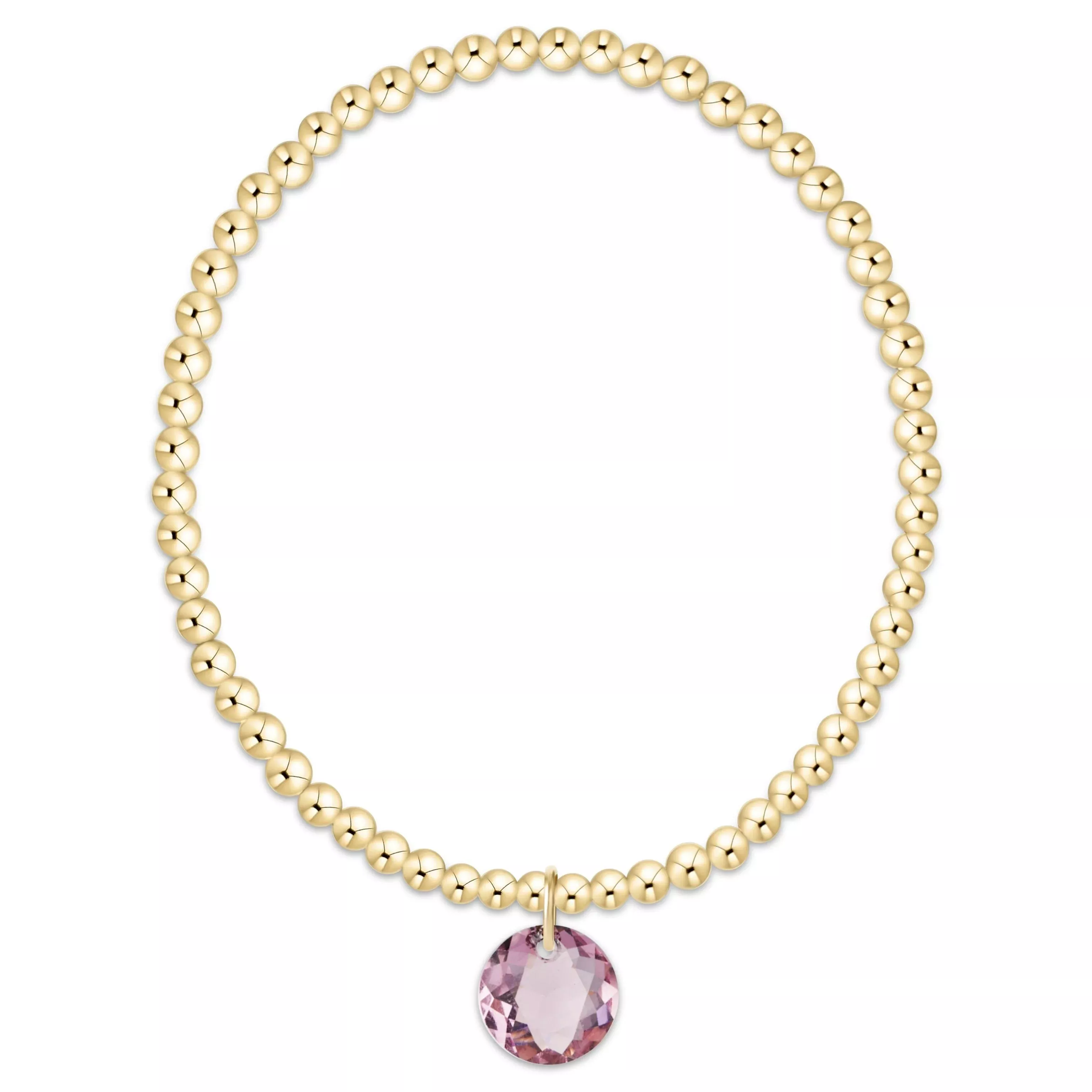 enewton - Classic Gold 3mm Bracelet Reflection Charm, 02
