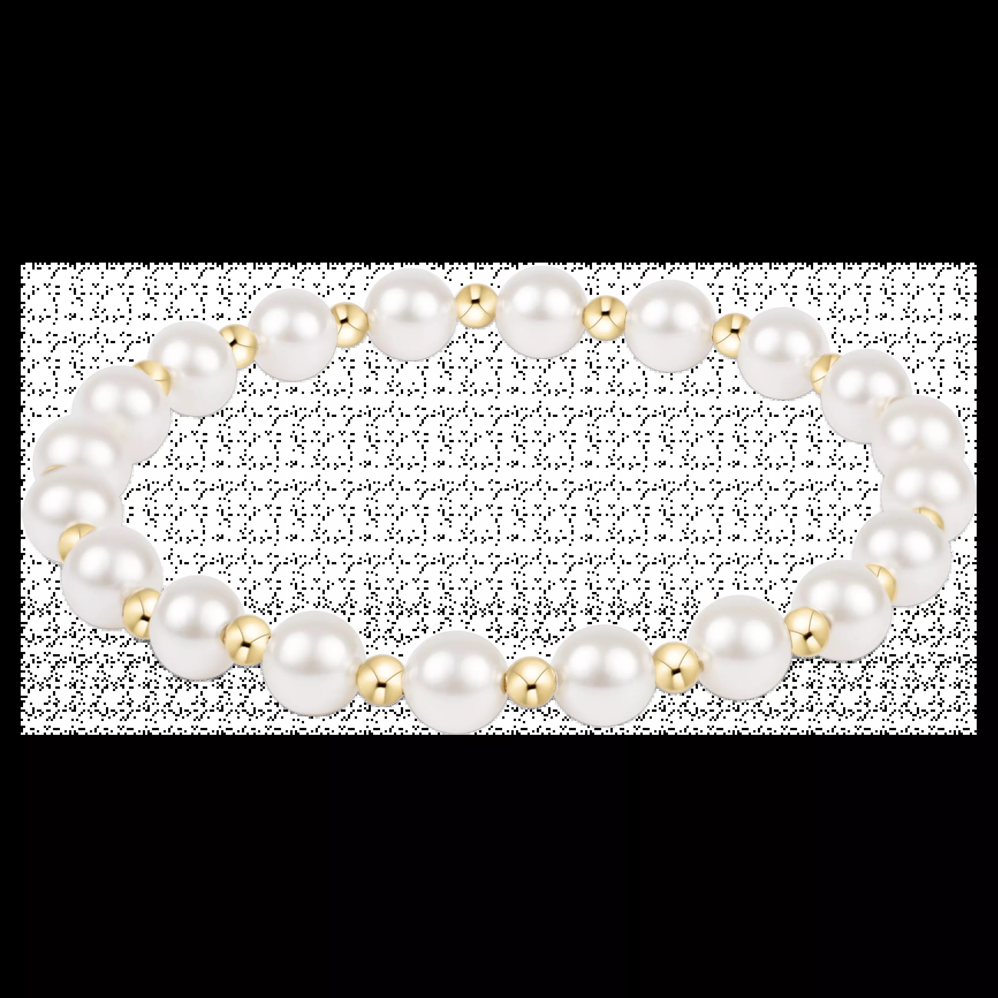 enewton - Extends Classic Grateful Pattern 6mm Bead Bracelet, Pearl