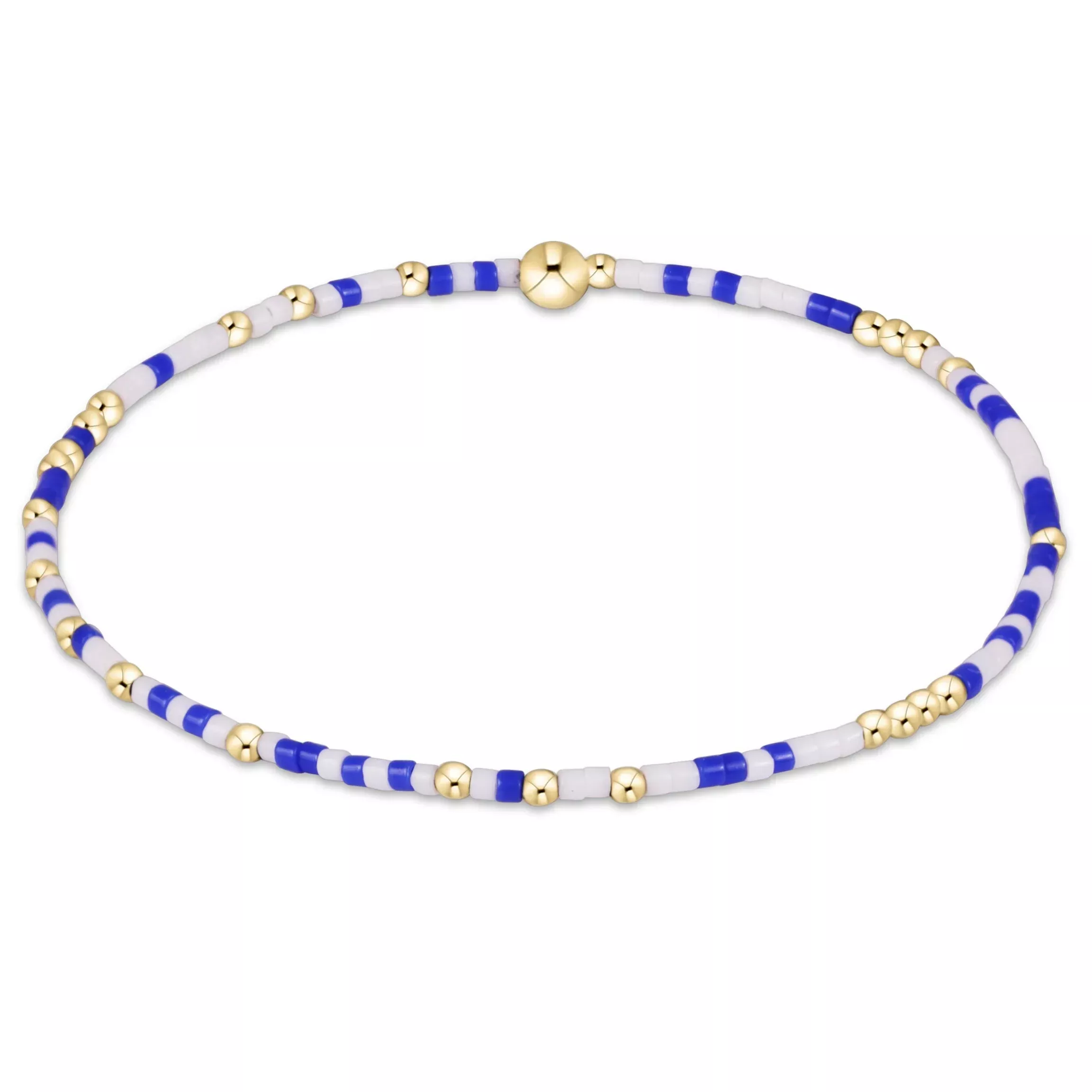 enewton - Extends Gameday Hope Unwritten Bracelet, Blue & White