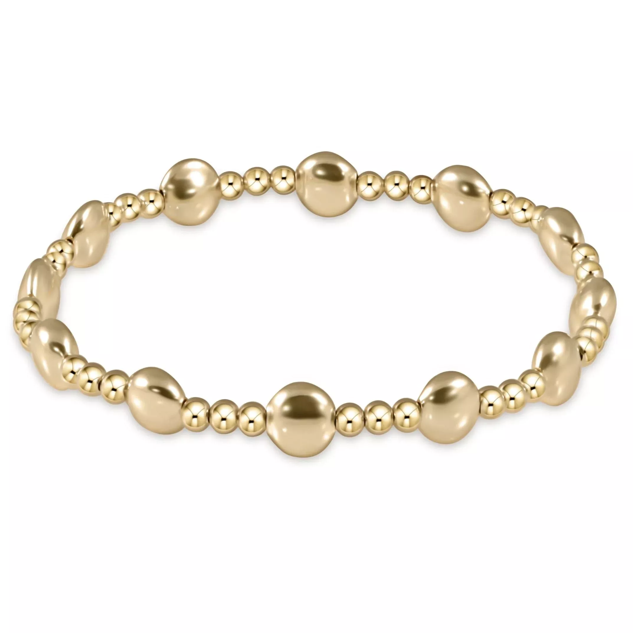 enewton - Extends Honesty Sincerity 6mm Bead Bracelet, Gold