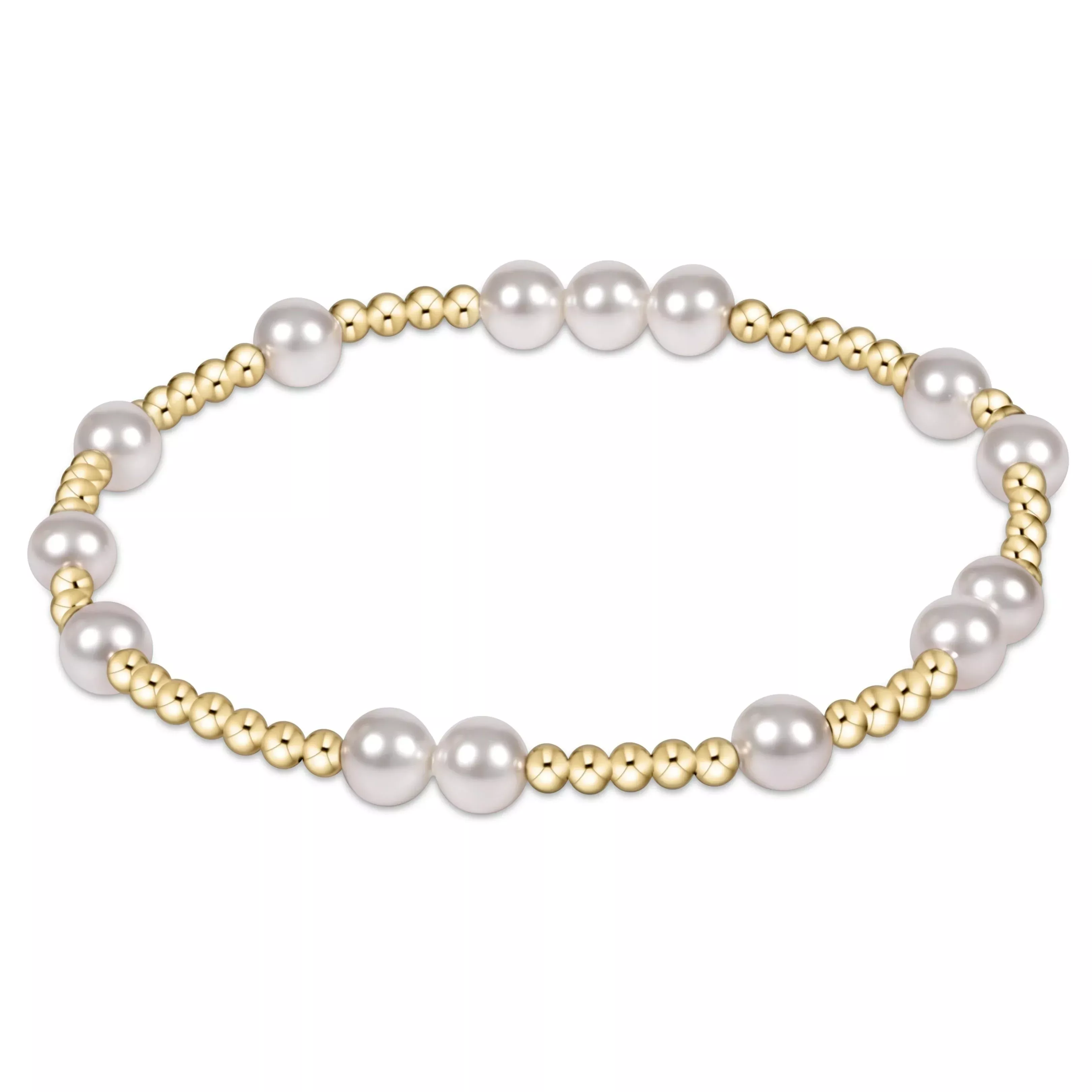 enewton - Extends Hope Unwritten 6mm Bead Bracelet, Pearl