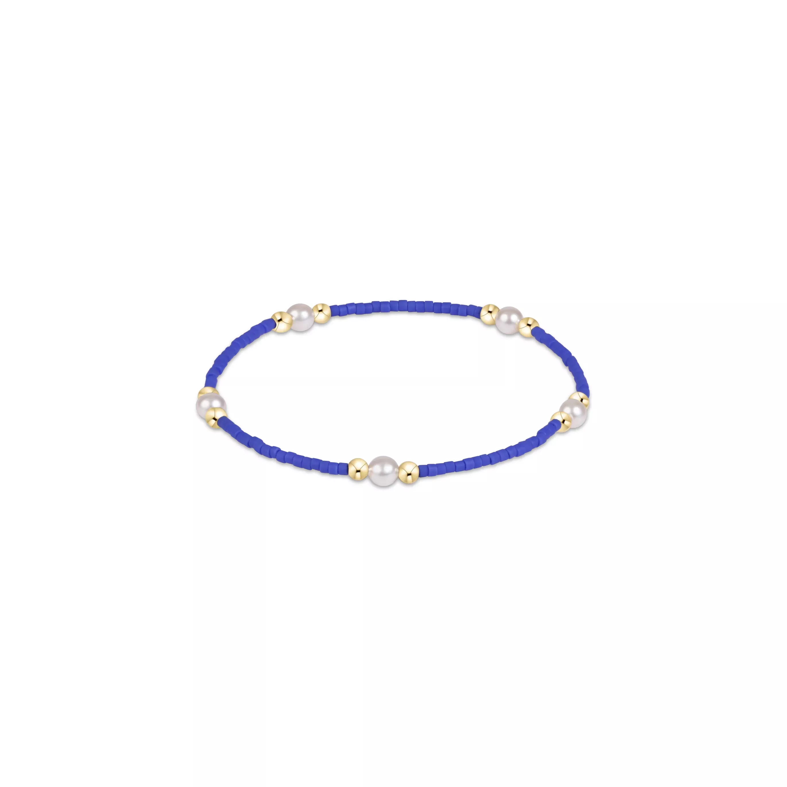 enewton - Gameday Hope Purpose Pearl Bracelet, Blue