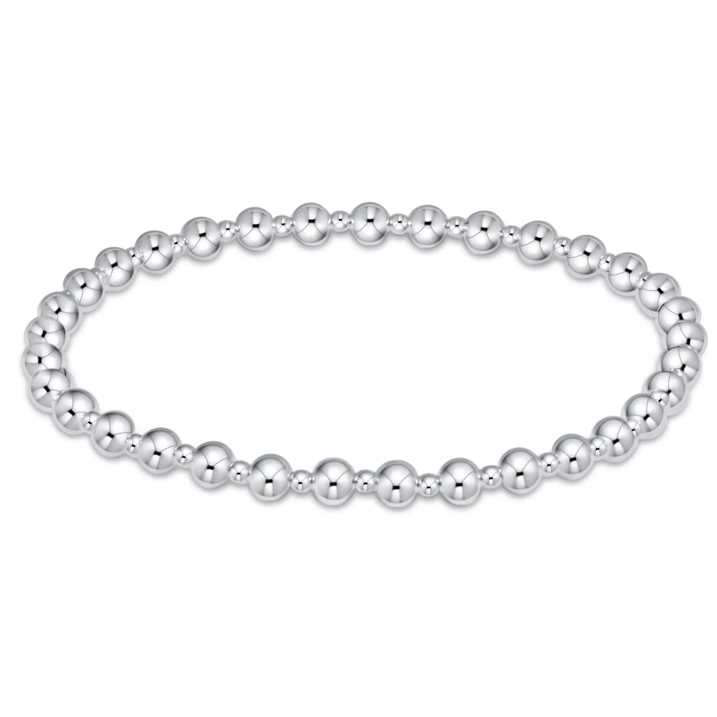 enewton - Grateful Sterling 4mm Bead Bracelet