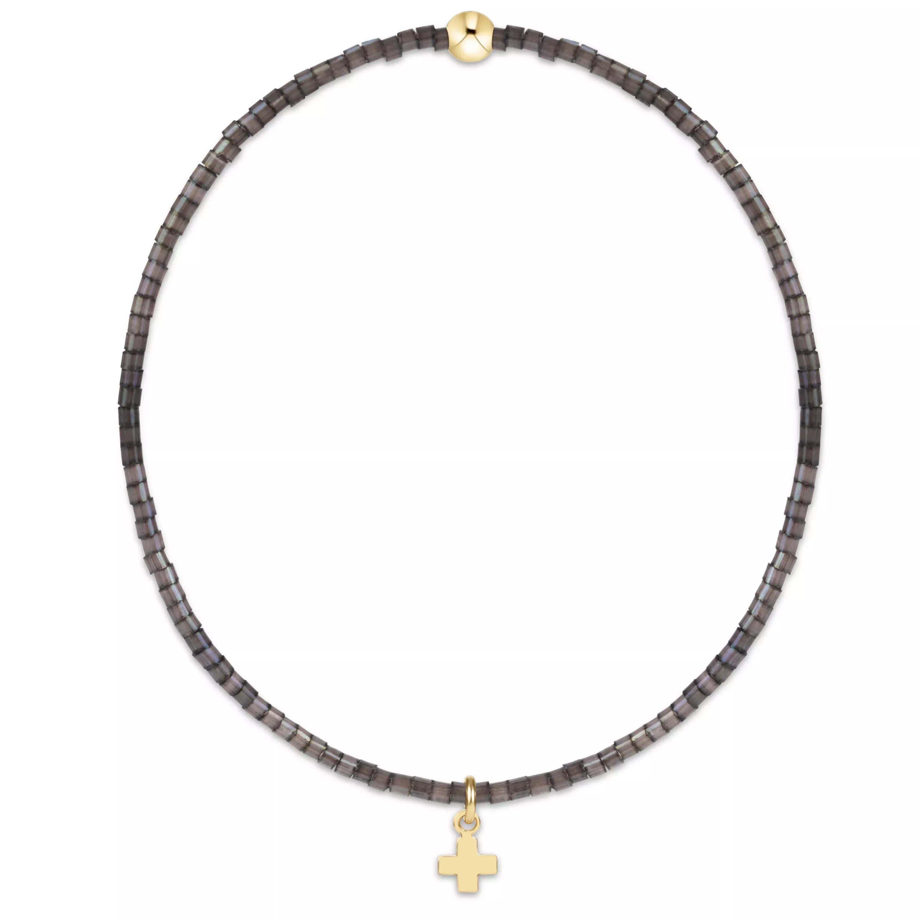 enewton - Hope Classic Bracelet Signature Cross Small Gold Charm, Moonlight