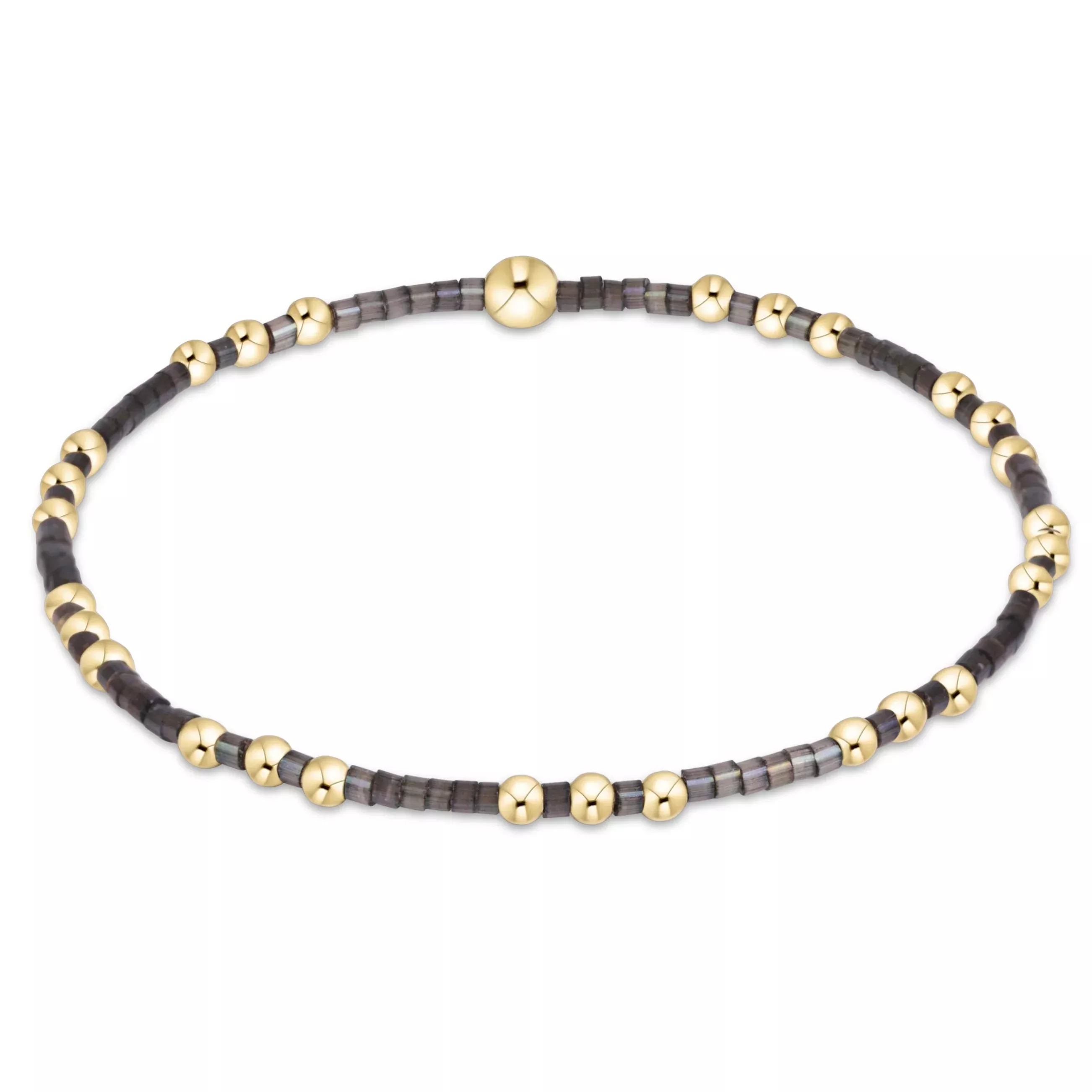enewton - Hope Joy Pattern 2mm Bead Bracelet, Moonlight
