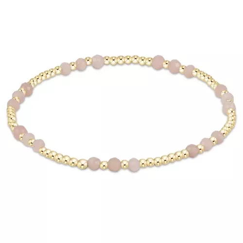 enewton - Joy Gem 3mm Bracelet, Pink Opal