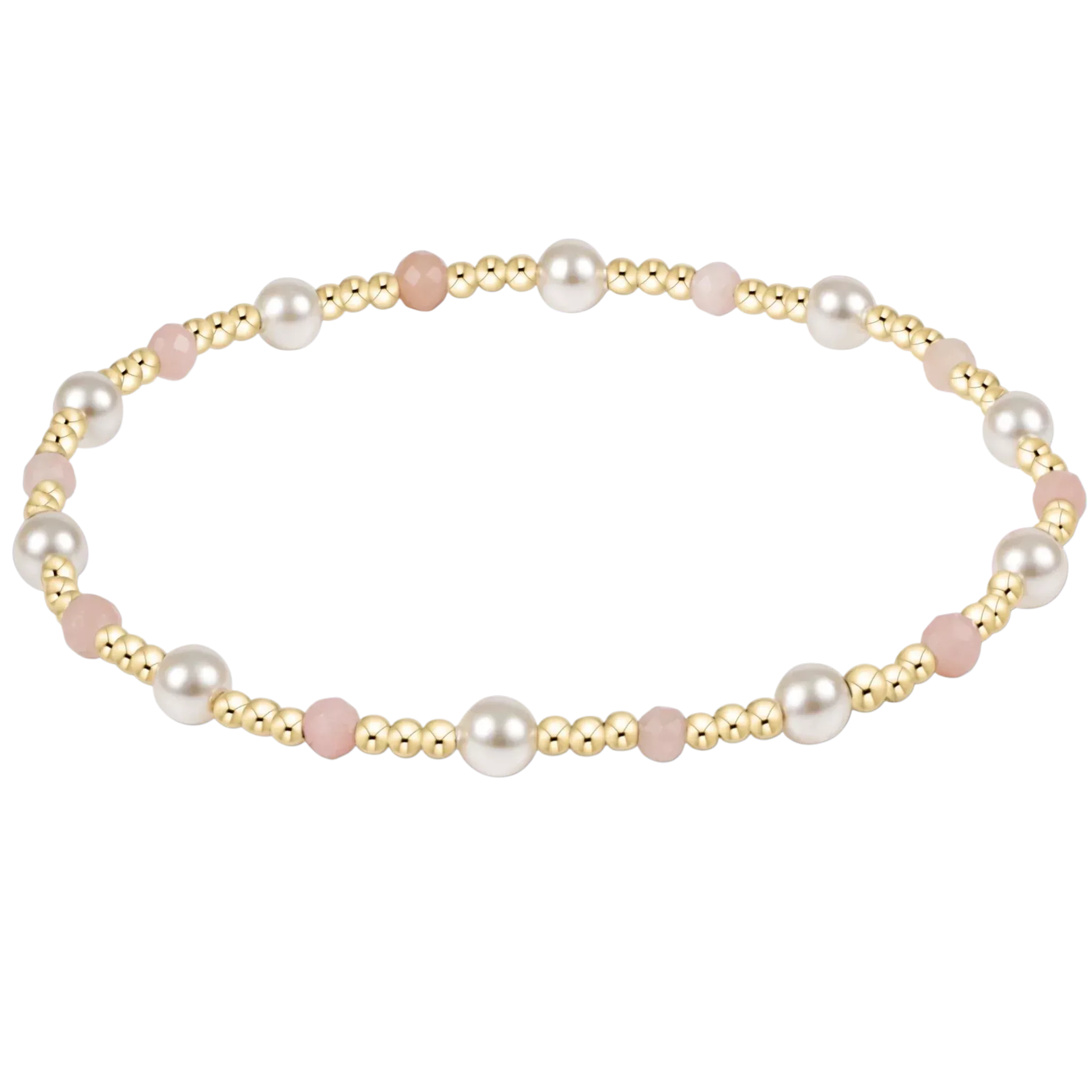 enewton - Pearl Sincerity 4mm Gem Bracelet, Pink Opal