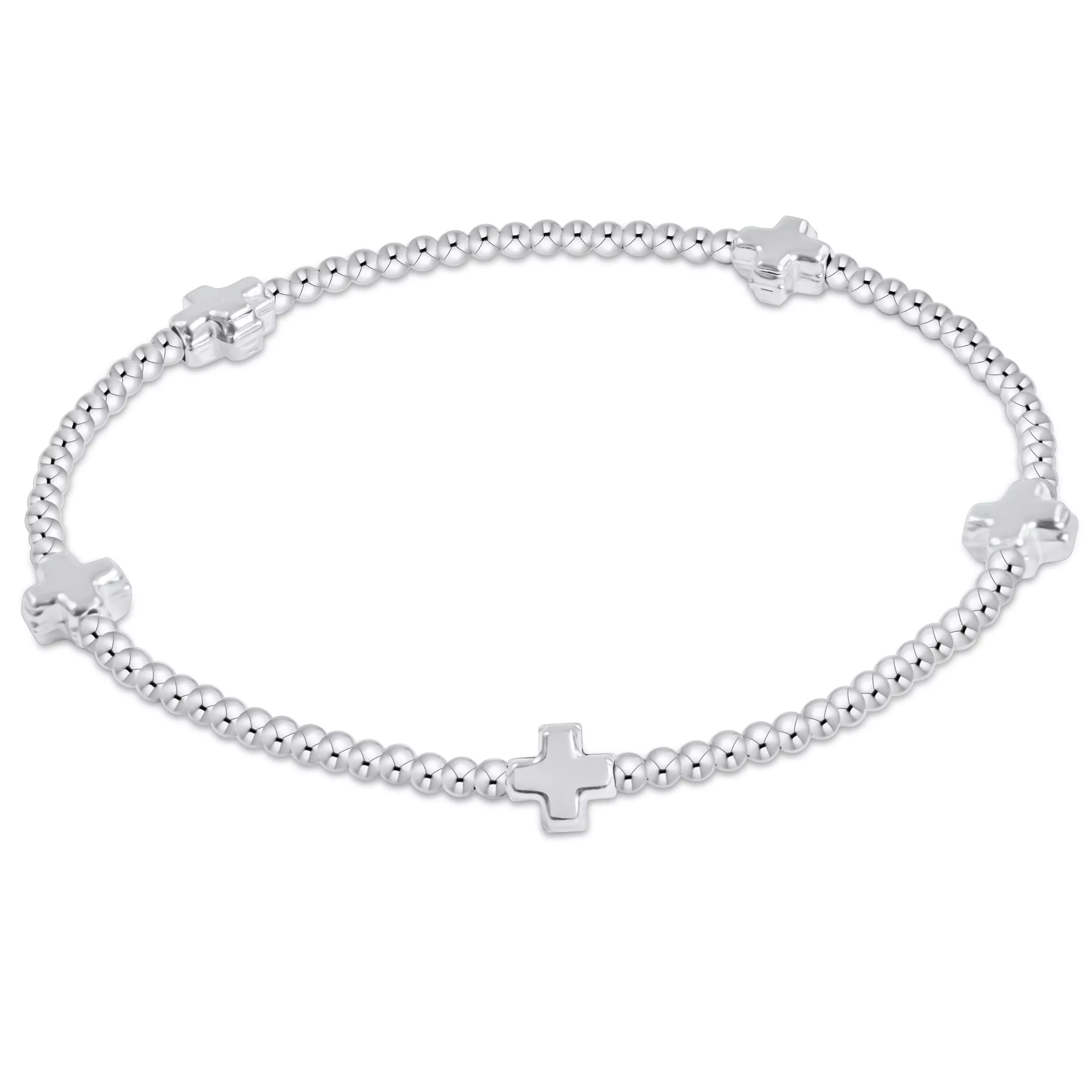 enewton - Signature Cross Small Sterling 2mm Bracelet