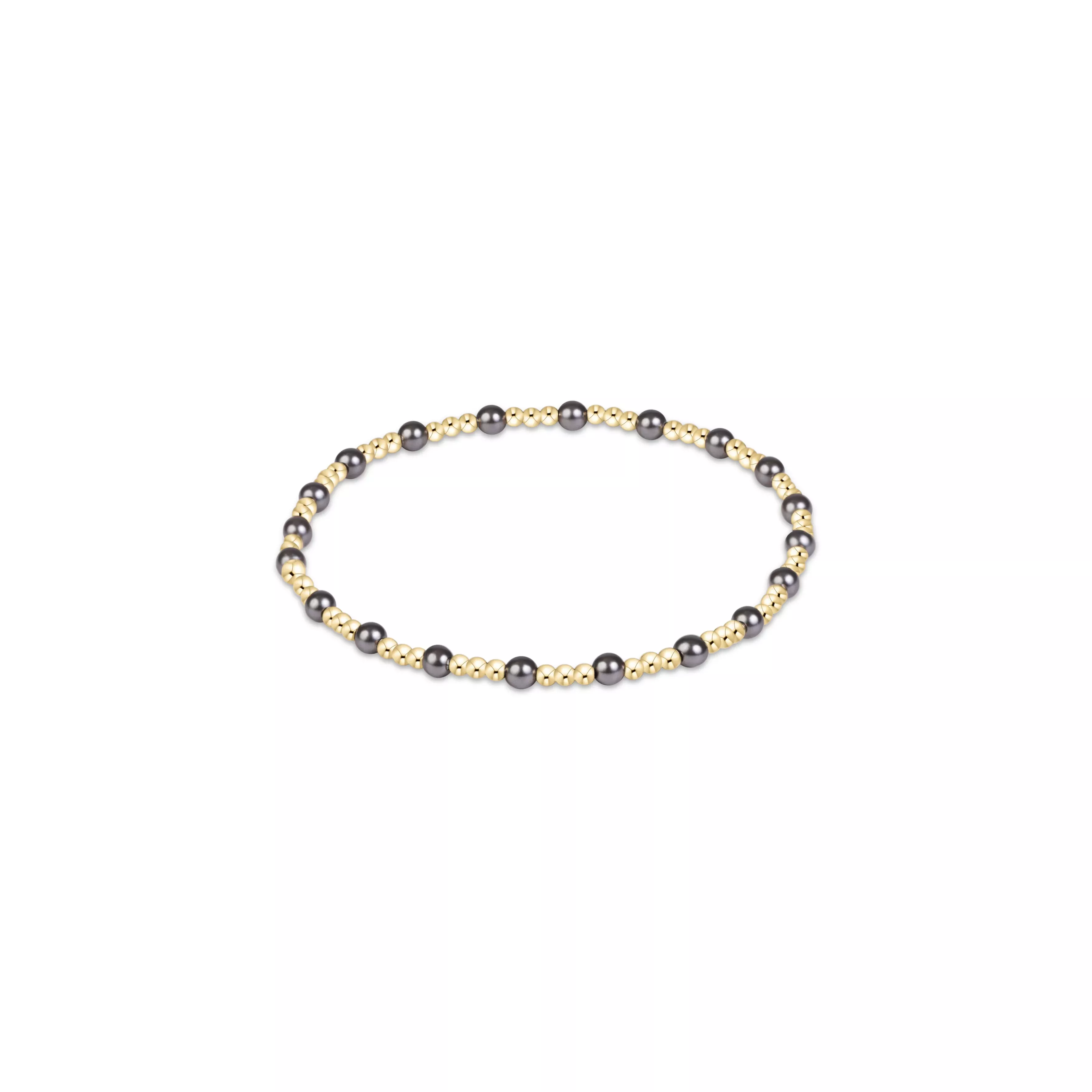 enewton - Sincerity Pearl Dark Grey 3mm Bracelet
