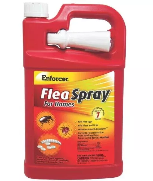 Enforcer EFSH128 Flea Spray For Homes, 128 Oz
