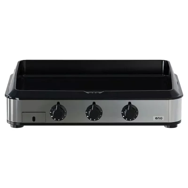 ENO Enosign 3-Burner Plancha 80 Gas Griddle Stainless Steel