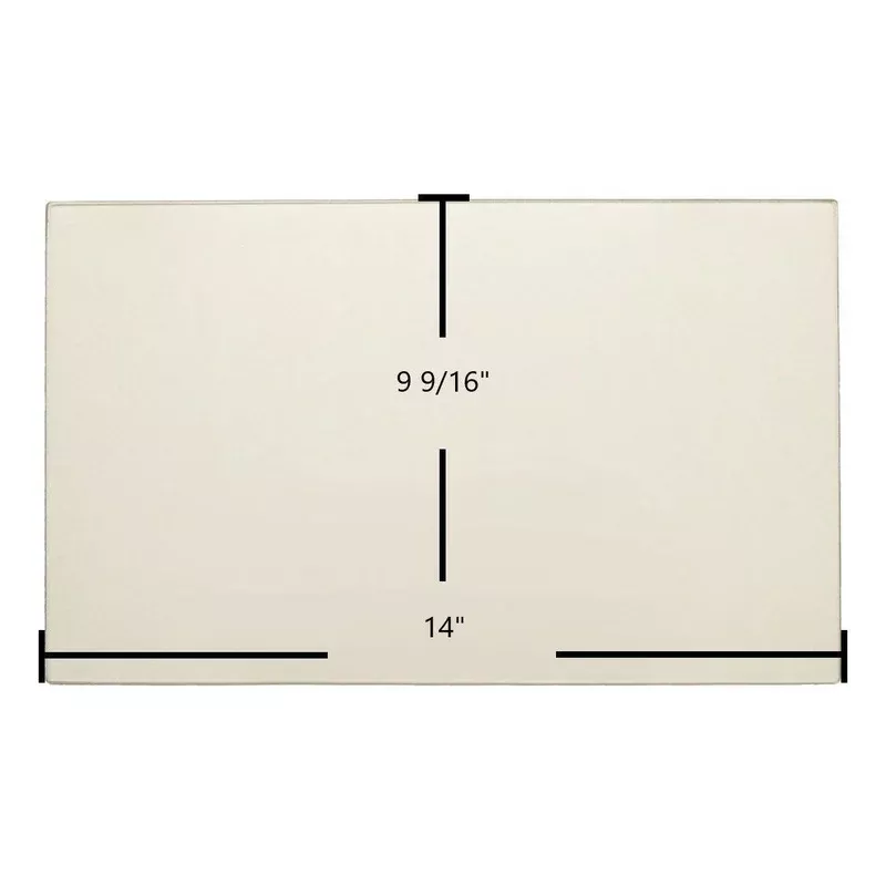 Enviro Bern Mini Ceramic Glass Panel OEM Replacement (14″ x 9 9/16″) | Part #50-1155