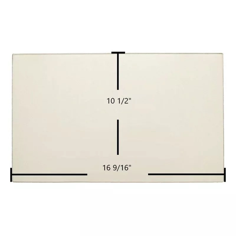 Enviro Kodiak Cabello Venice Boston Ceramic Glass Panel OEM Replacement (16 9/16″ x 10 1/2″) | Part #10-000