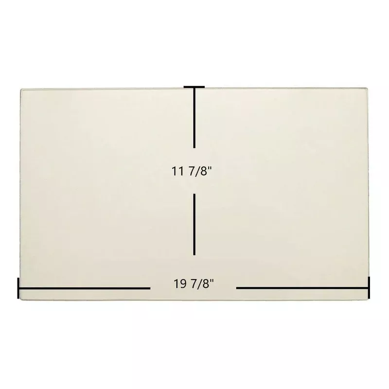 Enviro M55 Cast / Regency GC60 & GC160 Ceramic Glass Panel OEM Replacement (19 7/8″ x 11 7/8″) | Part #50-2119