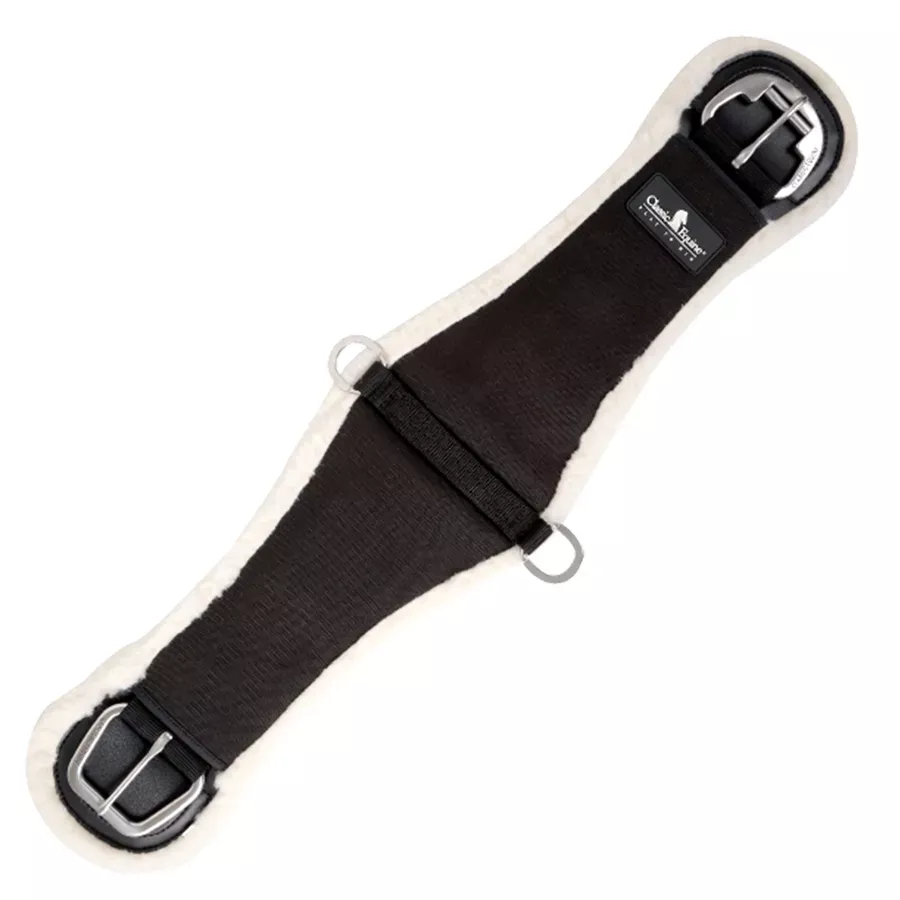 Equibrands Sensorflex Fleece Roper Cinch - Black